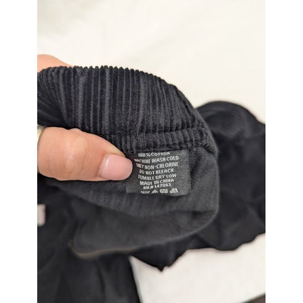 Ccs Men's Size Large Black Corduroy Shorts, 8" Inseam 3 Pockets 100% Cotton E10 — image 6 of 8
